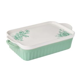 Agatha Rectangular Baker with Platter Lid, 9" x 13"