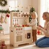 Chef Pretend Play Kitchen for Kids with Realistic Lights and Sounds