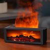 Essential Oil Diffuser, 7 Colors Fireplace Fire Flame Aromatherapy Diffuser, 150ml Ultrasonic Humidifier