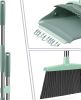Broom and Dustpan Set for Home, Dust pan with Long Handle, Broom with Dustpan Combo Set