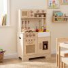 Chef Pretend Play Kitchen for Kids with Realistic Lights and Sounds