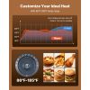 3-Tier Commercial Food Warmer Display, 1200W Food Display Warmer with LED Light, Top Storage and Adjustable Shelves, 86-185 Fahrenheit Steam Heating